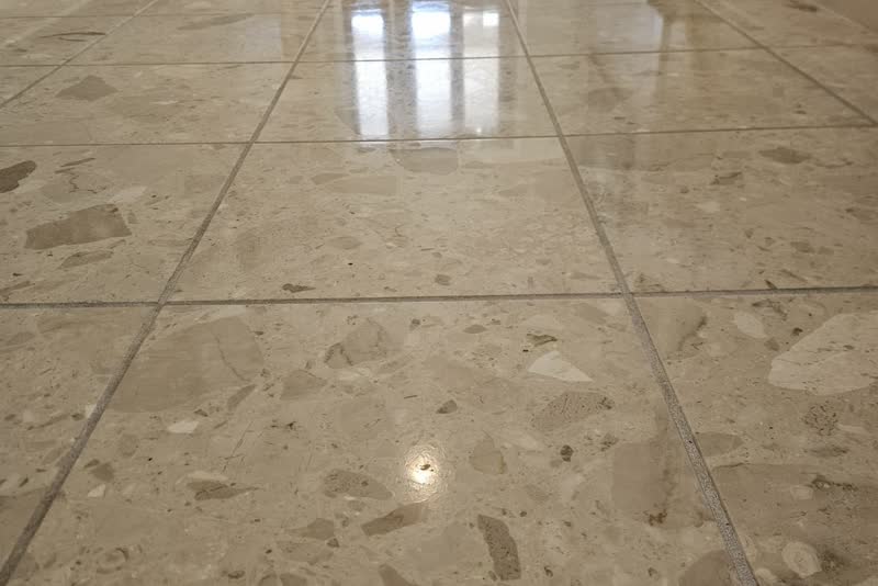 Chaska marble whole-surface restoration with refreshed sealer